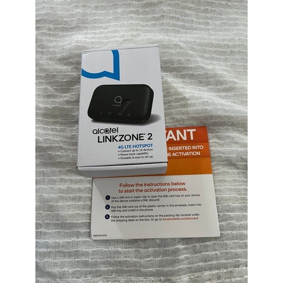 Alcatel Linkzone 2 Mobile WiFi Hotspot Modem 4G LTE Powerbank Boost Mobile - Picture 5 of 5